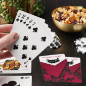 ゴシック色の赤、黒、および白のフローラトランプ トランプ (インサイチュ)