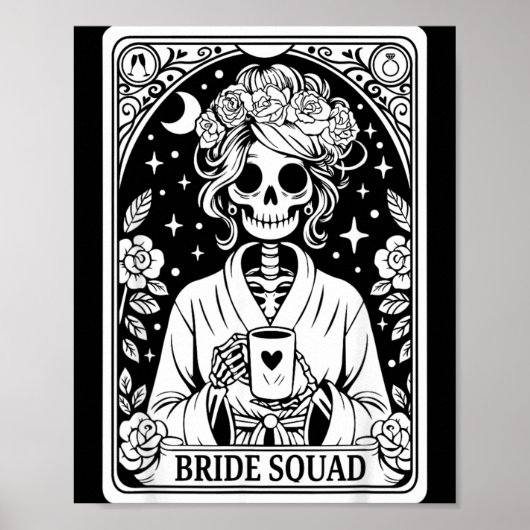 ゴシック花嫁団スケルトン結婚式バチェラーゴシック ポスター (正面)