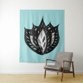 ゴシック花抽象芸術タトゥーデザイン タペストリー (インサイチュ)