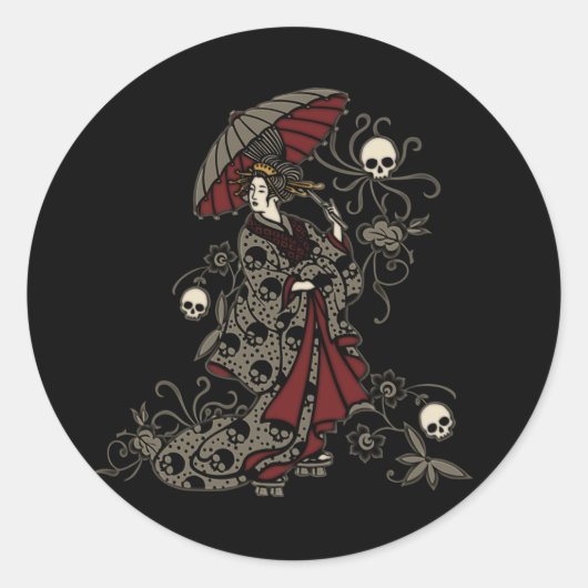 ゴシック芸者 ラウンドシール (正面)