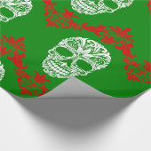 ゴシック華美クビクトリアンススカル ラッピングペーパー (角)