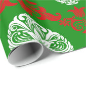 ゴシック華美クビクトリアンススカル ラッピングペーパー (ロールコーナー)