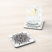 ゴシック葉マンダラアンドヘビ飲料用コースター コースター (右側)