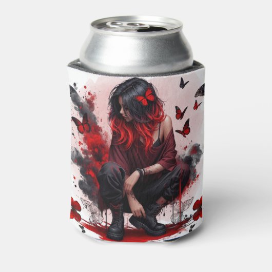 ゴシック蝶とレディファンタジー 缶クーラー (缶裏面)