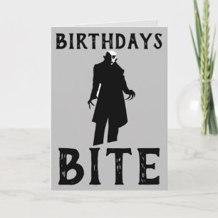 ゴシック誕生日カード、ドラキュラノスフェラトゥ カード