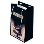 ゴシック誕生日抱き枕-不気味お誕生日ケーキ スモールペーパーバッグ (裏面アングル)