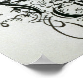 ゴシック語文中の碑文 ポスター (角)