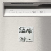 ゴシック語文中の碑文 マグネット (インサイチュ (食洗機))