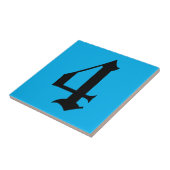 ゴシック調の家のナンバータイル2 タイル (側面)