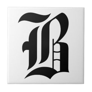 ゴシック調の文字タイル タイル