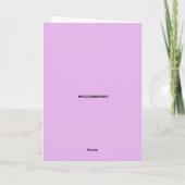 ゴシック調撚り誕生日カード カード (裏面)
