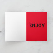 ゴシック調撚り誕生日カード カード (内部)