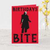 ゴシック調撚り誕生日カード カード (黄色い花)