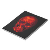 ゴシック赤スカル ノートパッド (回転)