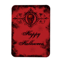 ゴシック赤スカル