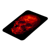 ゴシック赤スカル マグネット (左側)