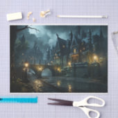 ゴシック通りヴィンテージ分離 薄葉紙 (クラフト)