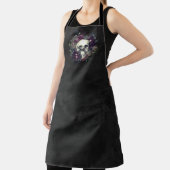 ゴシック釉 |エプロン |スカルとバラ エプロン (インサイチュ)