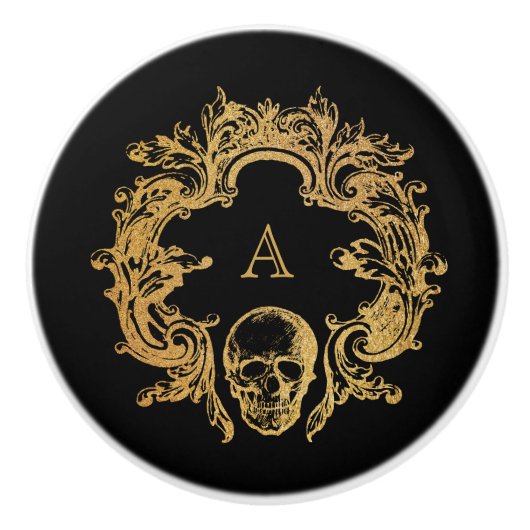 ゴシック釉 |セラミックノブ セラミックノブ (正面)