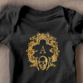 ゴシック釉 |ベビーボディスーツ |金ゴールド ベビーボディスーツ