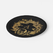 ゴシック釉 |紙プレート ペーパープレート (アングル)