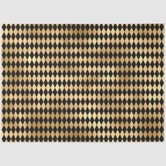 ゴシック金ゴールド系デザイン18 薄葉紙 (正面)