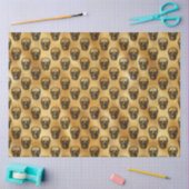 ゴシック金ゴールド系デザイン1 薄葉紙 (クラフト)