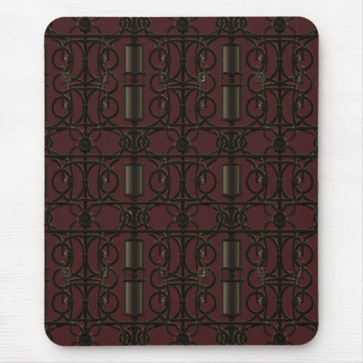 ゴシック金属加工エレクトロニクスバッグ マウスパッド (正面)