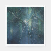 ゴシック銀くもの巣 動揺して スタンダードランチョンナプキン (正面)