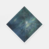 ゴシック銀くもの巣 動揺して スタンダードランチョンナプキン (角)