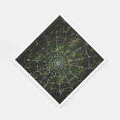 ゴシック銀くもの巣 動揺して スタンダードランチョンナプキン (角)