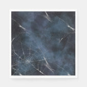 ゴシック銀くもの巣 動揺して スタンダードランチョンナプキン (正面)