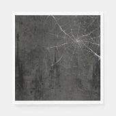 ゴシック銀くもの巣 動揺して スタンダードランチョンナプキン (正面)