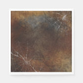 ゴシック銀くもの巣 動揺して スタンダードランチョンナプキン (正面)