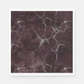 ゴシック銀くもの巣 動揺して スタンダードランチョンナプキン (正面)