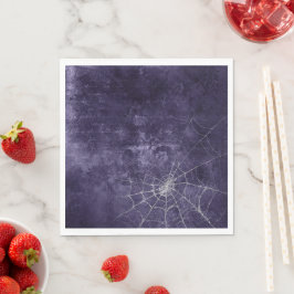 ゴシック銀くもの巣 動揺して スタンダードランチョンナプキン