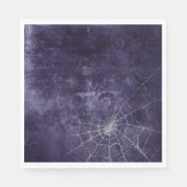 ゴシック銀くもの巣 動揺して スタンダードランチョンナプキン (正面)