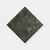 ゴシック銀くもの巣 動揺して スタンダードランチョンナプキン (角)