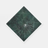 ゴシック銀くもの巣 動揺して スタンダードランチョンナプキン (角)