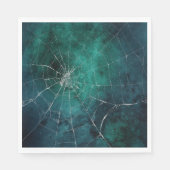 ゴシック銀くもの巣 動揺して スタンダードランチョンナプキン (正面)