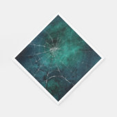 ゴシック銀くもの巣 動揺して スタンダードランチョンナプキン (角)