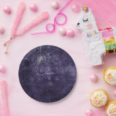 ゴシック銀くもの巣 動揺して ペーパープレート (パーティー)