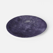 ゴシック銀くもの巣 動揺して ペーパープレート (アングル)