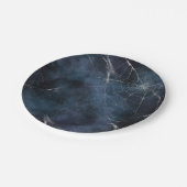 ゴシック銀くもの巣 動揺して ペーパープレート (アングル)