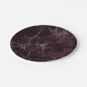 ゴシック銀くもの巣 動揺して ペーパープレート (アングル)