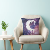 ゴシック銀河系ホワイトドリッティングムーン名 クッション (椅子)