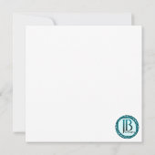 ゴシック階段 招待状 (裏面)