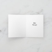 ゴシック風のカラスとハートボンボヤージュ カード (内部)