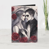 ゴシック風のバレンタイン カード (正面)