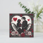 ゴシック風のバレンタイン カード (スタンド正面)